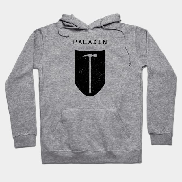 Paladin - Dark on Light Hoodie by draftsman